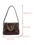 Quilted Flap Chain Square Bag