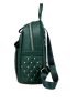 Studded & Pom Pom Decor Functional Backpack