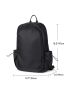 Minimalist Zipper Design Functional Backpack