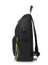 Men Minimalist Functional Backpack With Camping Bag Charm