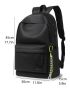 Men Minimalist Functional Backpack With Camping Bag Charm