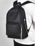 Men Minimalist Functional Backpack With Camping Bag Charm