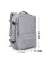 Release Buckle Decor Functional Backpack