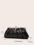 Sequin Decor Chain Evening Bag