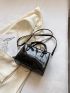 Mini Stitch Detail Square Bag