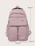 Letter Patch Classic Backpack