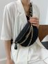 Minimalist Chain Decor Fanny Pack