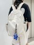 Flower Decor Functional Backpack