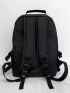 Release Buckle Decor Functional Backpack