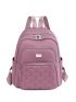 Quilted Design Functional Backpack