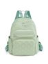 Quilted Design Functional Backpack