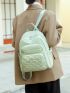 Quilted Design Functional Backpack