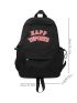 Men Letter Graphic Backpack