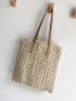 Hollow Out Straw Bag