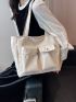 Minimalist Pocket Front Shopper Bag