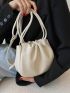 Drawstring Detail Bucket Bag