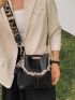 Chain & Twilly Scarf Decor Bucket Bag