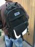 Men Release Buckle & Letter Patch Decor Functional Backpack