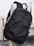 Men Drawstring Design Casual Daypack