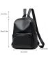 Litchi Embossed Classic Backpack