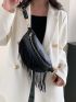 Fringe Decor Waist Bag