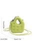 Mini Neon Green Embossed Detail Novelty Bag