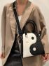 Yin & Yang Design Satchel Bag