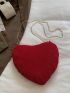 Heart Design Chain Novelty Bag