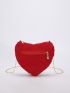 Heart Design Chain Novelty Bag