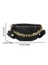 Quilted Chain Decor Waist Bag