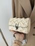 Mini Braided Detail Flap Chain Square Bag