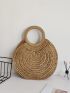 Minimalist Straw Bag