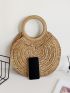 Minimalist Straw Bag