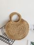 Minimalist Straw Bag