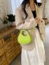 Neon Green Double Handle Novelty Bag