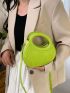 Neon Green Double Handle Novelty Bag