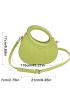 Neon Green Double Handle Novelty Bag