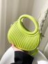 Neon Green Double Handle Novelty Bag