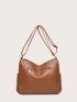 Minimalist Multi-compartment Hobo Bag