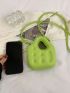 Mini Neon Green Embossed Detail Novelty Bag