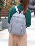 Minimalist Zip Front Backpack