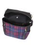 Plaid Pattern Functional Backpack