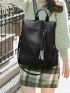 Tassel Decor Functional Backpack