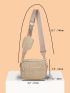 Mini Minimalist Straw Bag With Coin Purse