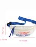 Slogan Graphic Fanny Pack