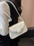 Minimalist Flap Saddle Bag