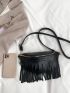 Fringe Decor Waist Bag