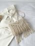 Fringe Decor Crochet Bag