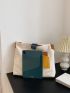 Colorblock Shopper Bag