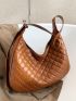 Argyle Quilted Hobo Bag